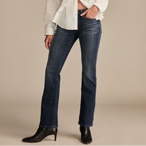 Lucky brand Women's Sweet Bootcut Mid Rise Denim Dark Jeans SZ: 4/27